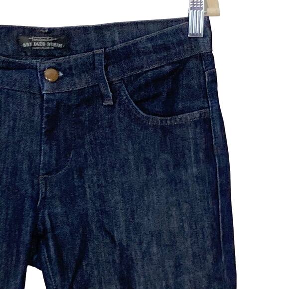 James Jeans Ritchie  Dry Aged Denim Straight Leg Ankle Dark Wash Size 28 - Picture 15 of 16